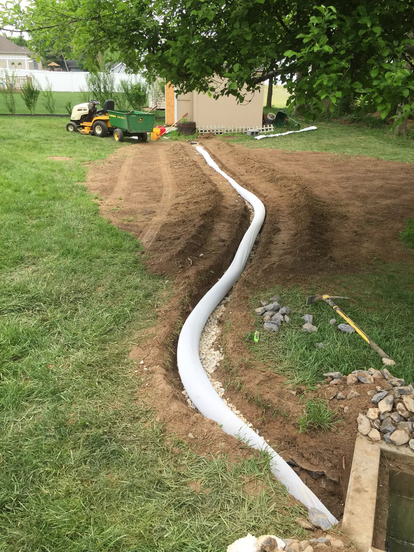 HandymanWoo- French Drain